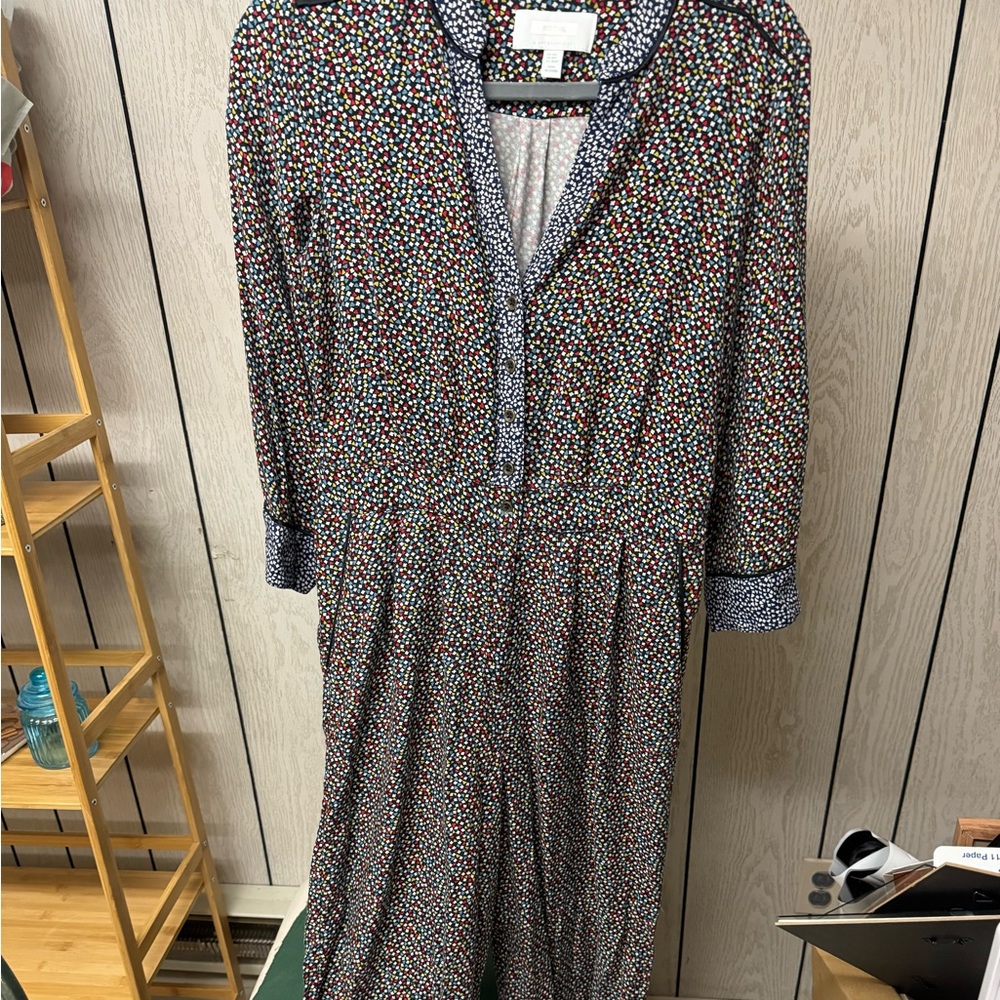 Anthropologie Ett Twa Christene Silken Jumpsuit.
